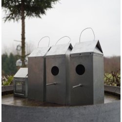 Fuglehus <br><br> Galvaniseret