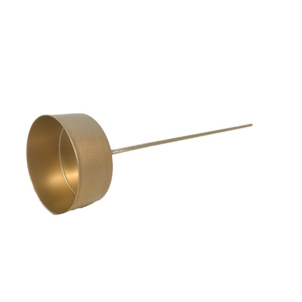 Spyd til fyrfadslys <br><br> champagne <br><br> 9 cm <br><br> 