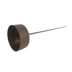 Spyd til fyrfadslys <br><br> brun <br><br> 9 cm <br><br>