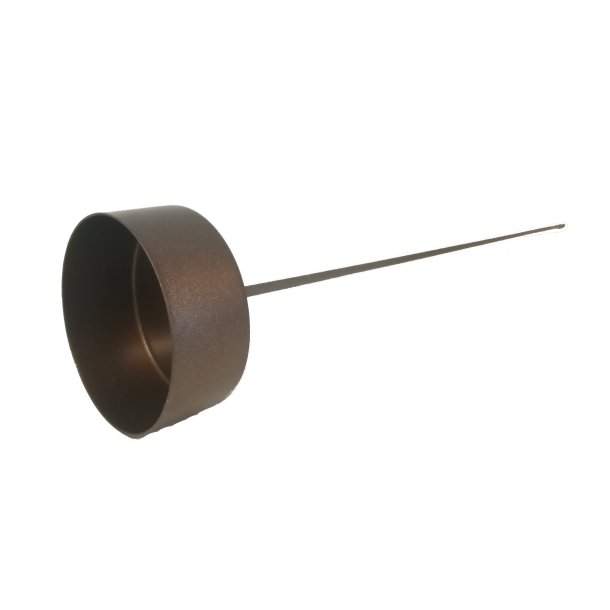 Spyd til fyrfadslys <br><br> brun <br><br> 20 cm <br><br> 