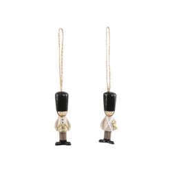 Garder til ophng <br><br> st af 2 <br><br> antique latte