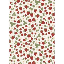 Gavepapir <br><br> Jordbr <br><br> 5 m pr. rulle <br><br>