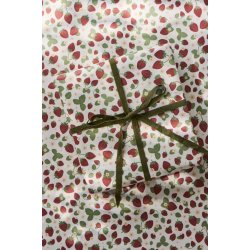 Gavepapir <br><br> Jordbr <br><br> 5 m pr. rulle <br><br>