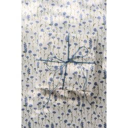 Gavepapir <br><br> Kornblomster <br><br> 5 m pr. rulle <br><br>