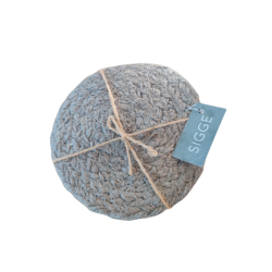 Glasbrikker i jute <br><br>  10 cm - 4-pak <br><br> Vlg mellem 7 farver