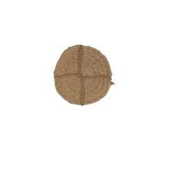 Glasbrikker i jute <br><br>  10 cm - 4-pak <br><br> Vlg mellem 7 farver