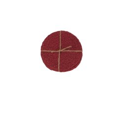 Glasbrikker i jute <br><br>  10 cm - 4-pak <br><br> Vlg mellem 7 farver