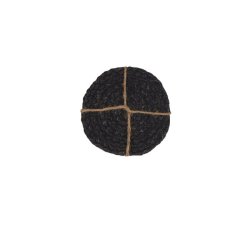 Glasbrikker i jute <br><br>  10 cm - 4-pak <br><br> Vlg mellem 7 farver