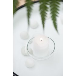 Glasholder til flydelys <br><br> mundblst <br><br> 