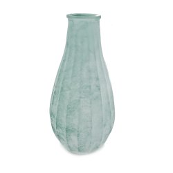 Glasvase <br><br> turkis <br><br> stor - h25 cm <br><br>