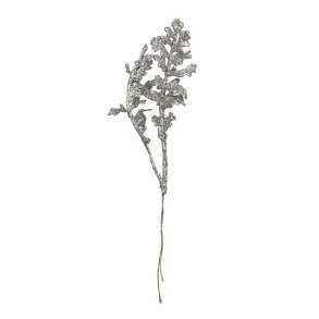 Glitterblad p� tr�d <br><br> S�lv <br><br> 14 cm <br><br>