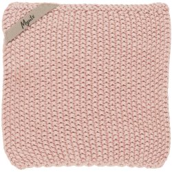 Grydelapper <br><br> Strikket - dobbeltgarn <br><br> 22 x 22 cm <br><br> Rose shadow <br><br>