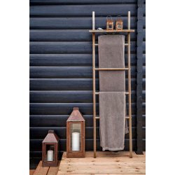 Hnge lanterne m/wire <br><br> 8 x 8 x 12 cm <br><br> Kobber