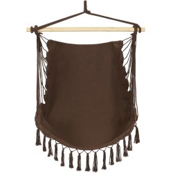 Hngestol m. kvaster <br><br> brun melange <br><br> 