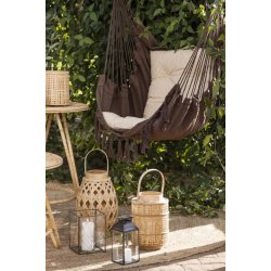 Hngestol m. kvaster <br><br> brun melange <br><br> 