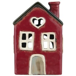 Hus t/ fyrfadslys <br><br> Vlg mellem 3 varianter <br><br> 