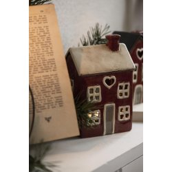 Hus t/ fyrfadslys <br><br> Vlg mellem 3 varianter <br><br> 