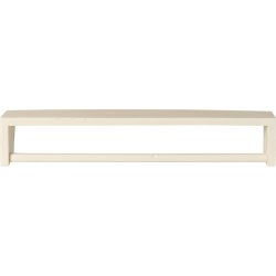 Hylde m/ forkant <br><br> Vendbar til hylde m/ tvrstang <br><br> L 60 cm  <br><br> 