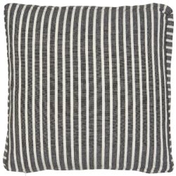 Louis Hyndebetr�k <br><br> sort m/smalle hvide striber <br><br> B: 45 H: 5 L: 45 cm <br><br> 