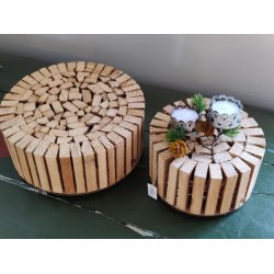 Rund trblok <br><br>  16 cm <br><br> natur <br><br> 