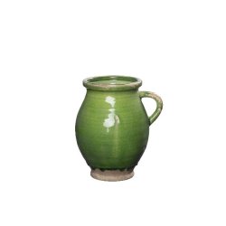 Ingrid kande <br><br> gr�n <br><br> h: 21 cm <br><br> 