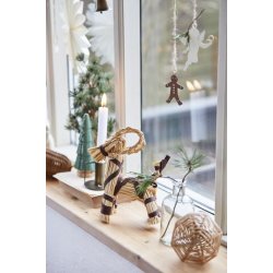 Julebuk <br><br> m/ brunt bnd <br><br> h21,5 <br><br> 