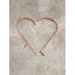 Rattan dekorationshjerte <br><br> Maxi <br><br> L58 x B58 x D2 cm <br><br>