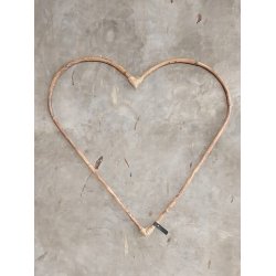 Rattan dekorationshjerte <br><br> Mega <br><br> L80 x B80 x D2 cm <br><br>