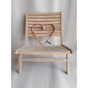 Rattan dekorationshjerte <br><br> Mini <br><br> L38 x B38 x D2 cm <br><br>