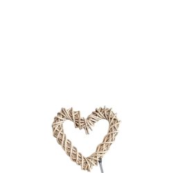 Rattan dekorationshjerte <br><br> Kubu <br><br> Mini <br><br> L38 x B38 x D6 cm <br><br>
