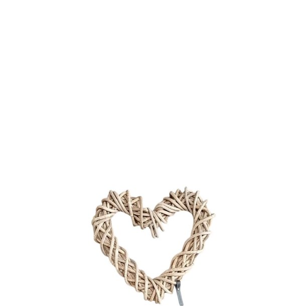 Rattan dekorationshjerte <br><br> Kubu <br><br> Mini <br><br> L38 x B38 x D6 cm <br><br>