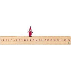 Kalender med nisse <br><br> L 50 cm <br><br> 