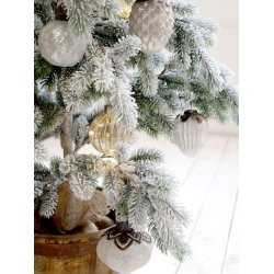 Julekugler <br><br> antique hvid <br><br> v�lg variant <br><br> RESTSALG <br><br>