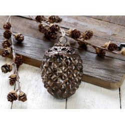 Julekugler <br><br> antique mocca <br><br> v�lg variant <br><br> RESTSALG <br><br>