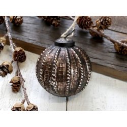 Julekugler <br><br> antique mocca <br><br> v�lg variant <br><br> RESTSALG <br><br>