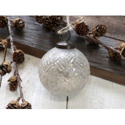 Julekugler <br><br> antique hvid <br><br> v�lg variant <br><br> RESTSALG <br><br>