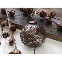 Julekugler <br><br> antique mocca <br><br> v�lg variant <br><br> RESTSALG <br><br>