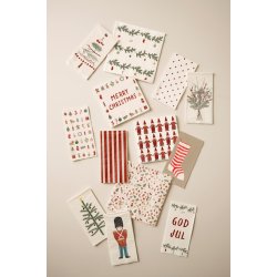 Juleservietter- aflange <br><br> 16 stk./pk <br><br> Julebuket <br><br> 