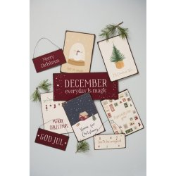 Metalskilt <br><br> Merry Christmas <br><br> 