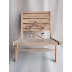 Rattan dekorationsstjerne <br><br> Mini <br><br> L38 x B38 x D2 cm <br><br>
