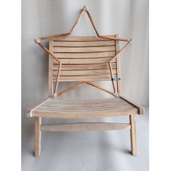 Rattan dekorationsstjerne <br><br> Mega <br><br> L80 x B80 x D2 cm <br><br>