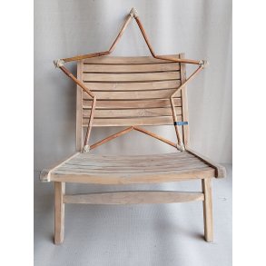 Rattan dekorationsstjerne <br><br> Mega <br><br> L80 x B80 x D2 cm <br><br>