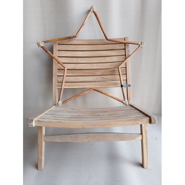 Rattan dekorationsstjerne <br><br> Mega <br><br> L80 x B80 x D2 cm <br><br>