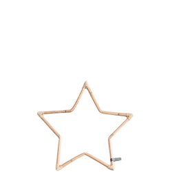 Rattan dekorationsstjerne <br><br> Maxi <br><br> L58 x B58 x D2 cm <br><br>
