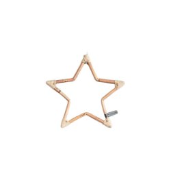 Rattan dekorationsstjerne <br><br> Mini <br><br> L38 x B38 x D2 cm <br><br>