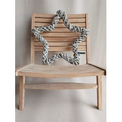 Rattan dekorationsstjerne <br><br> Kubu <br><br> Maxi <br><br> L58 x B58 x D6 cm <br><br>