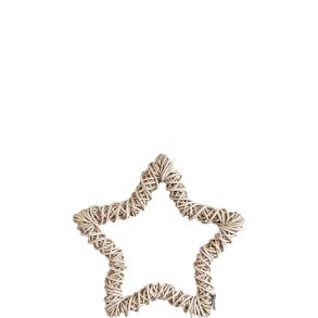 Rattan dekorationsstjerne <br><br> Kubu <br><br> Maxi <br><br> L58 x B58 x D6 cm <br><br>