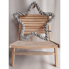 Rattan dekorationsstjerne <br><br> Kubu <br><br> Mega <br><br> L80 x B80 x D7 cm <br><br>