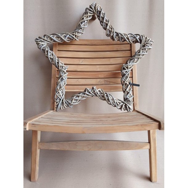 Rattan dekorationsstjerne <br><br> Kubu <br><br> Mega <br><br> L80 x B80 x D7 cm <br><br>