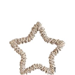 Rattan dekorationsstjerne <br><br> Kubu <br><br> Mega <br><br> L80 x B80 x D7 cm <br><br>